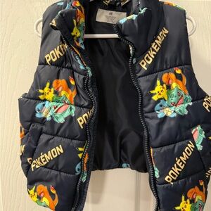 EUC H&M Pokémon Kids Puffer Vest 2T From Pet Friendly Home